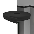 Rodateto Eva Autocolante 5cm Rt34 Preto | Valor Do Metro